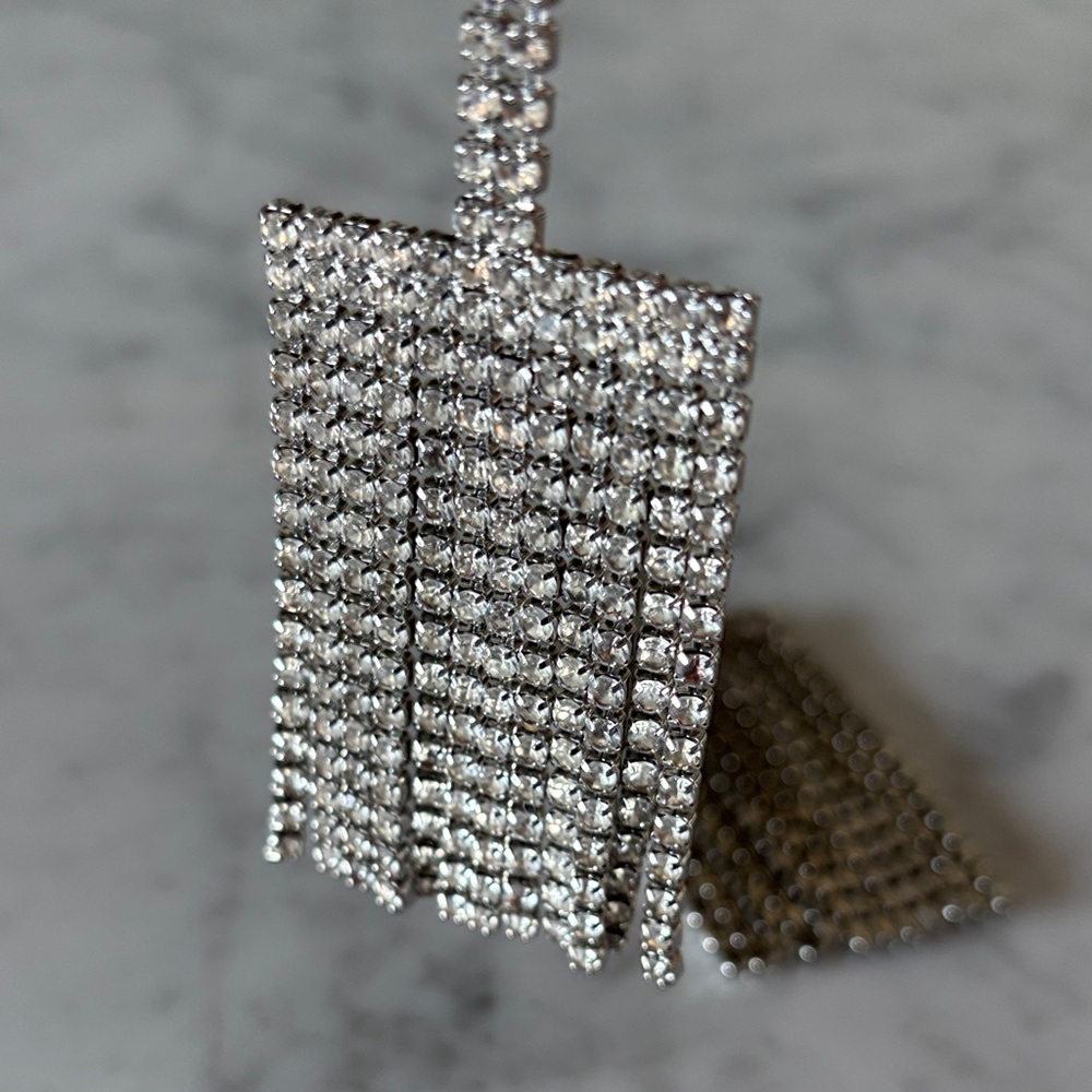 Sparkling Rhinestone Earrings - Picture 4 of 5
